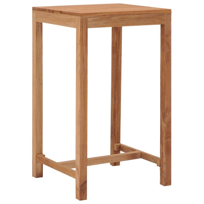 Masă de bar de grădină - 60 x 60 x 105 cm - lemn masiv de tec