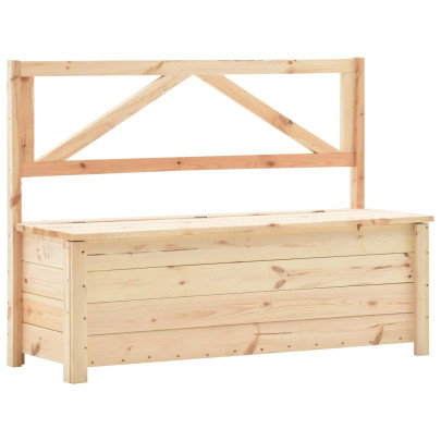 Bancă de depozitare - 120 cm - lemn masiv de pin