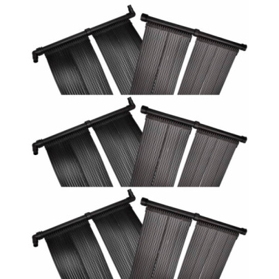 Panou încălzitor solar pentru piscină - 6 buc. - 80x620 cm