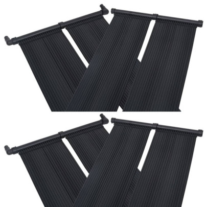 Panou încălzitor solar pentru piscină - 4 buc. - 80x310 cm