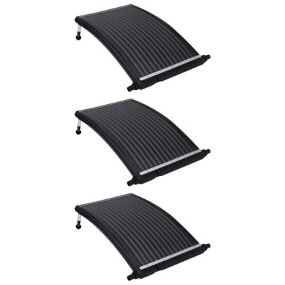 Panouri solare de încălzire piscină - 3 buc. - 110x65 cm - curbat