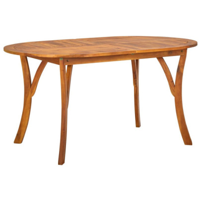 Masă de grădină - 150 x 90 x 75 cm - lemn masiv de acacia
