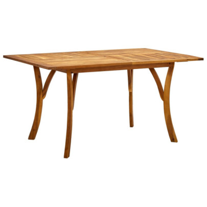 Masă de grădină - 150 x 90 x 75 cm - lemn masiv de acacia