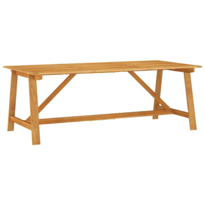 Masă de grădină - 206 x 100 x 74 cm - lemn masiv de acacia