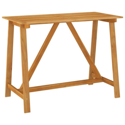 Masă bar de grădină - 140 x 70 x 104 cm - lemn masiv de acacia