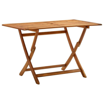 Masă de grădină pliabilă - 120x70x75 cm - lemn masiv de acacia
