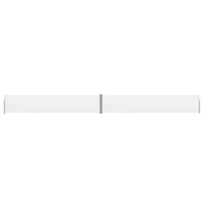 Copertină laterală retractabilă de terasă - crem - 140 x 1200 cm